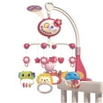 thumbnail image 4 of IFCOW Baby Crib Mobile with Music & Lights, Star Projection Mobile + Remote Control, Timing Function, Rotation, Hanging Rotating Animals Rattles, Baby Crib Toys for Boys Girls, 4 of 5