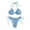 Solid, variant on Afdoent Women's Bikini Sets Women Swimwear Bikinis Solid Swimsuit Ladies Halter Two Piece Swimwears Tankinis Set Beach Swimwear