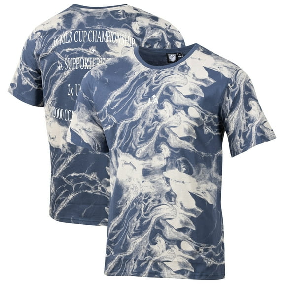 Men's Sport Design Sweden Gray LA Galaxy Team Script Relaxed T-Shirt