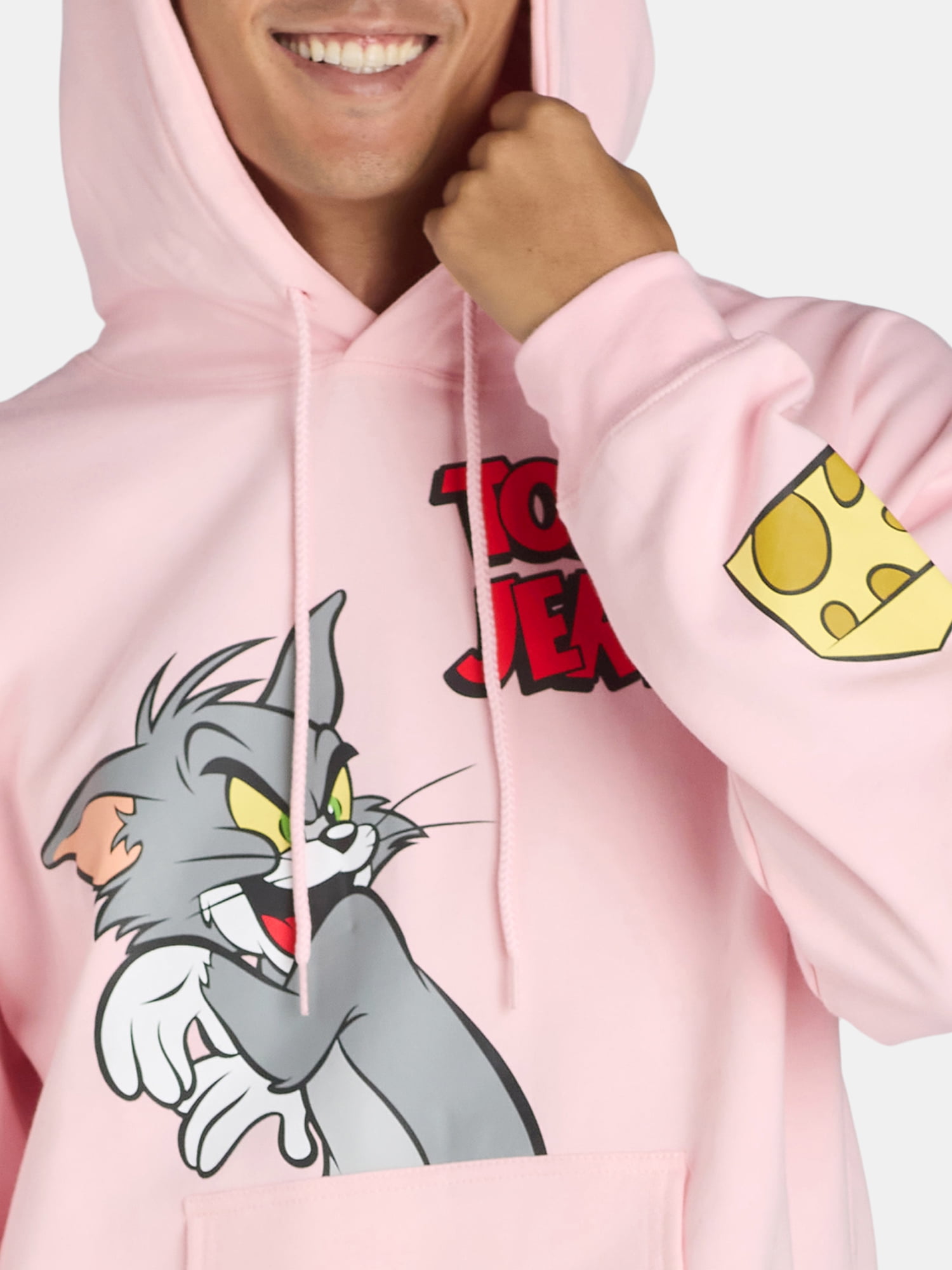 Tom and Jerry Men's & Big Men's Front and Back Graphic