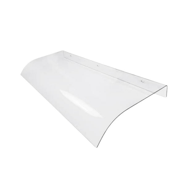 Toldo para ventana, para patio, transparente, exterior, resistente a la lluvia, bloqueador de viento, fácil de instalar 40cmx50cm