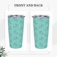 thumbnail image 2 of Sea Turtle Tumbler Blue Ocean Stainless Steel Insulated Tumblers with Lid Straw Reusable Turtles Coffee Travel Mug Tea Drinking Water Wine Cups Birthday Gifts for Women 20 Oz, 2 of 6