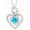 Aquamarine03, variant on Heart Necklace for Women, 925 Silver Necklace with Infinity Heart Pendant, Personalized Birthstone Necklace Anniversary Birthday Gifts for Wife, Girlfriend, Mom