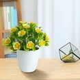 thumbnail image 6 of Small Fake Potted Plants, Mini Artifical Flower Greenery Indoor for Living Room Bedroom Kitchen Bathroom Office Home Desk Shelf Windowsill Decor, 6 of 7