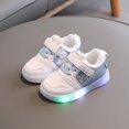 thumbnail image 2 of Otqutp Baby Sandals Light Up Shoes for Boys Girls Toddler Led Walking Shoes Girls Sneakers Kids Children Baby Casual Shoes White Running Shoes, 2 of 6