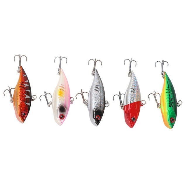 Hard Bait,5Pcs Hard Fishing Lure Plastic Fishing Lures Simulation Fishing Bait User-Friendly Design