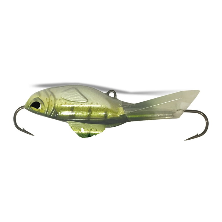 Acme Tackle Company Hyper-Rattle Jigging Lure, Glow Perch, 2 
