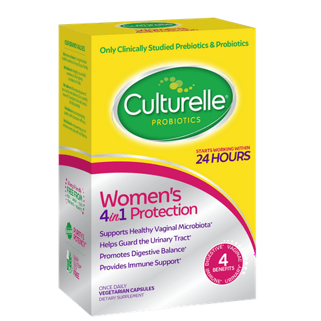 Culturelle Women's 4-in-1 Daily Probiotic Supplements, 50 Count