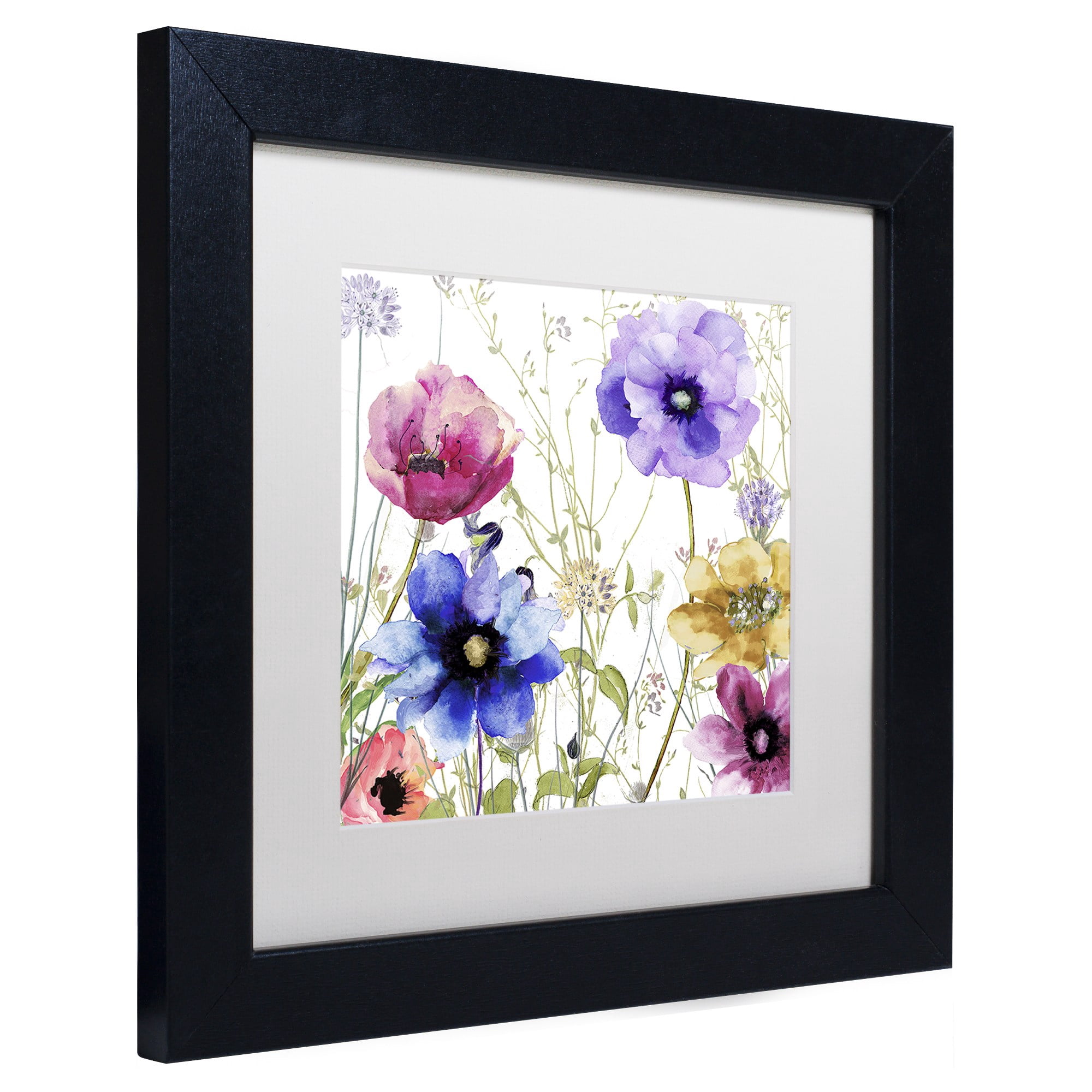 Trademark Fine Art "Summer Diary II" Canvas Art by Color Bakery, White Matte, Black Frame