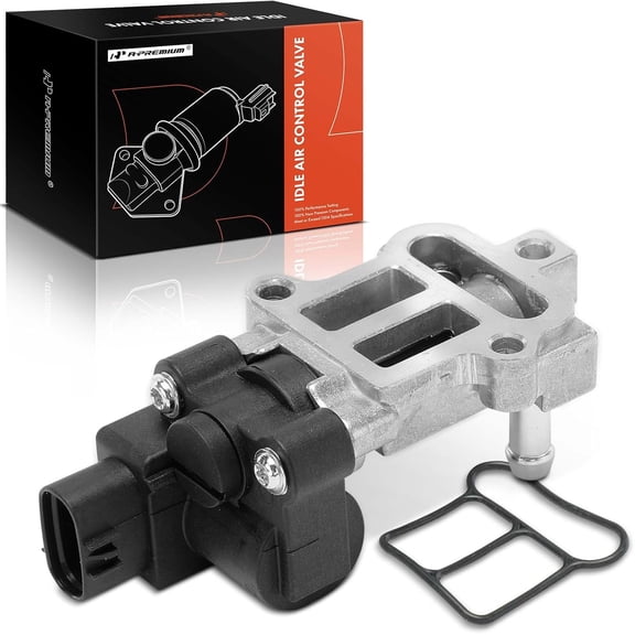 A-Premium Fuel Injection Idle Air Control Valve Compatible with Honda Civic 2001 2002 2003 2004 2005, Manual Transmission