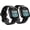 black/black, variant on MYKOMI 2 Pack Waterproof Bands Compatible with Fitbit Versa 3 / Fitbit Versa 4 / Fitbit Sense/Sense 2 Bands, Classic Soft Sports Replacement Wristbands for Women Men