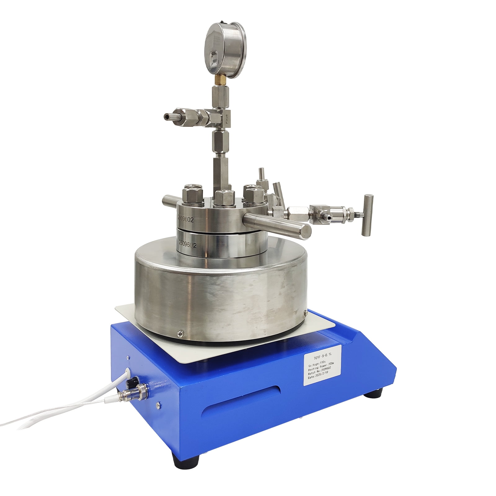 0.1L Desktop High-pressure Magnetic Stirring Reactor Type 316 stainless steel Lab Chemical Reaction Vesse