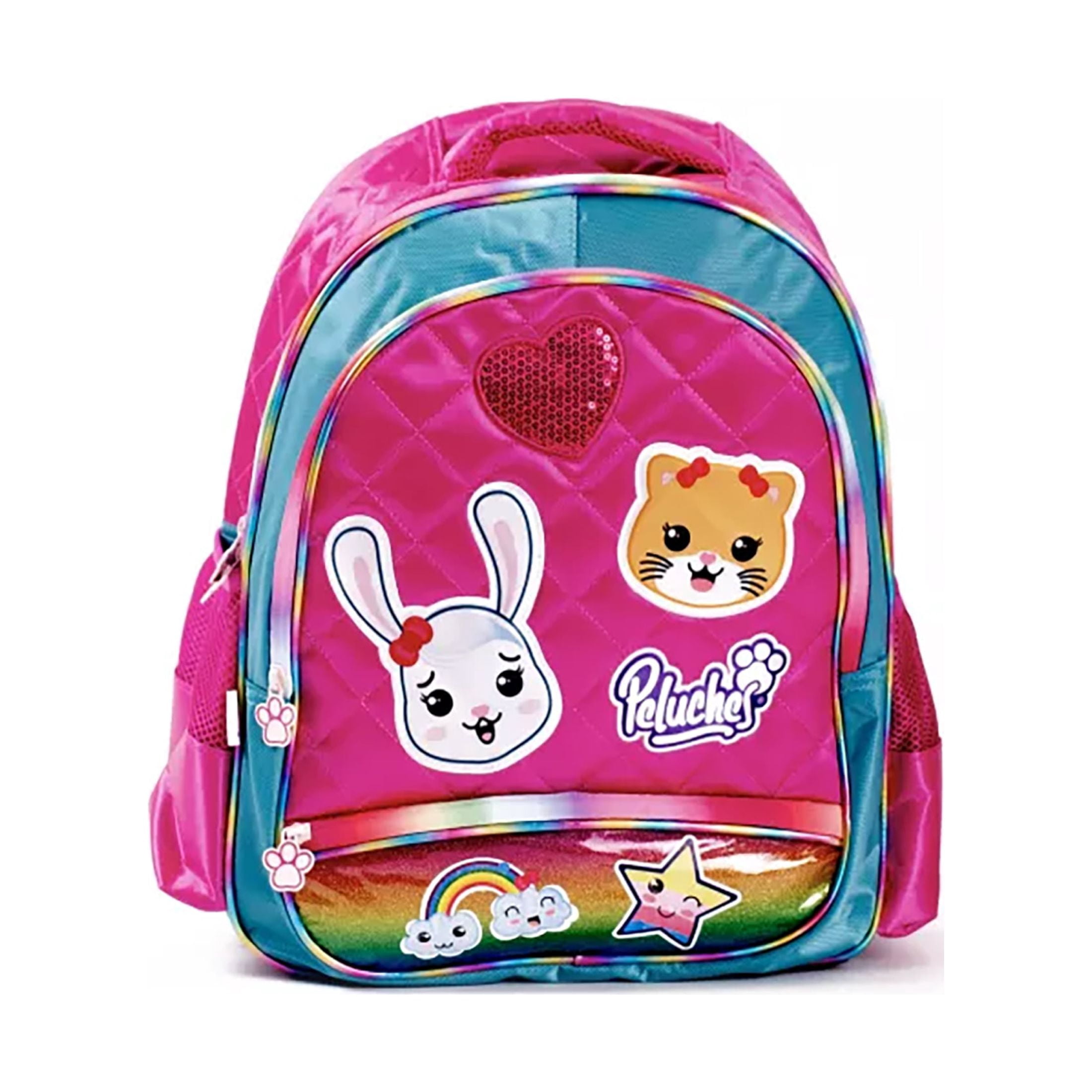 Norma Large Backpack Peluches Rainbow Multicolor Child