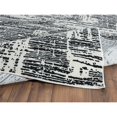 thumbnail image 6 of Abani Aspen Collection ASP110A Modern Beige & Gray Hatching Area Rug, 6 of 11