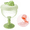 Green#008, variant on Cute No-Spill Goblet Cup with Lid, Stylish Baby Goblet, Wine Glass Sippy Cup, Leak-Proof Travel Sippy Cups with Easy Measurement Marks for Ages 12 Months (Green)