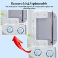 thumbnail image 4 of Glass Wiper Double Sided Magnetic Cleaning Tool Sponge Window Cleaner With Scraper And Safety Rope For Home And Office Glass Cleaning 2Pcs 5.9X5.5X1.6In, 4 of 9