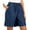 Twilight Wash, variant on Karen Scott Womens   Drawstring Short Flat Front Tie-Waist/belted