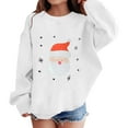 thumbnail image 3 of EnJoCho Kids Christmas Crewneck Sweatshirt - Retro Merry Xmas Long Sleeve Pullover with Bright Holiday Doodles for Boys & Girls, 3 of 6
