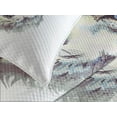 thumbnail image 4 of Ambesonne Wolf Quilted Bedspread Set 3 Pcs, Hand Drawn Canine Head, King Size, Pale Green Umber, 4 of 5