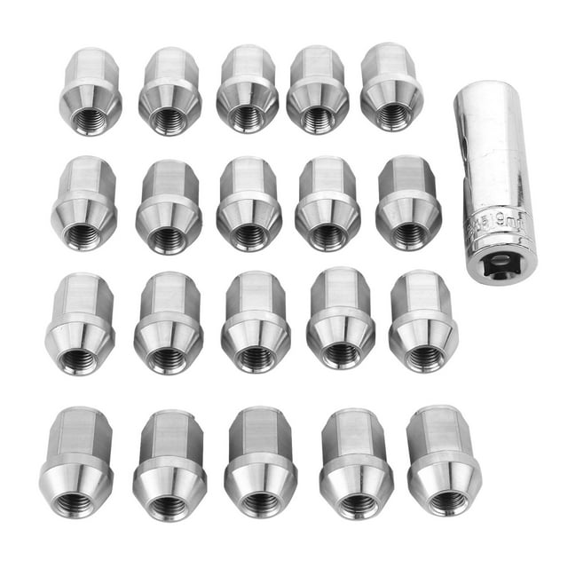 Tuercas de Enlace de Rueda, Zócalo Universal Anti-Scratch 20pcs M12X1.5 Tuerra de Rueda, InstaláciO Firme para Taller de reparación de Automóviles Accesorio Auticico