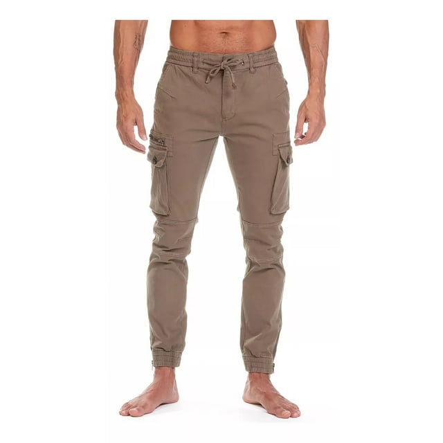 Pantalon Jogger Cargo De Gabardina Stretch Para Hombre