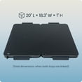 thumbnail image 6 of Chefman Everything Warmer Modular Expanding Warming Tray, Two 10” x 16” Trays - Midnight, 6 of 9