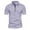 Purple, variant on Kiplyki Men's New Arrivals Tops Casual Solid Zip Turndown Pullover Short Sleeve Blouse