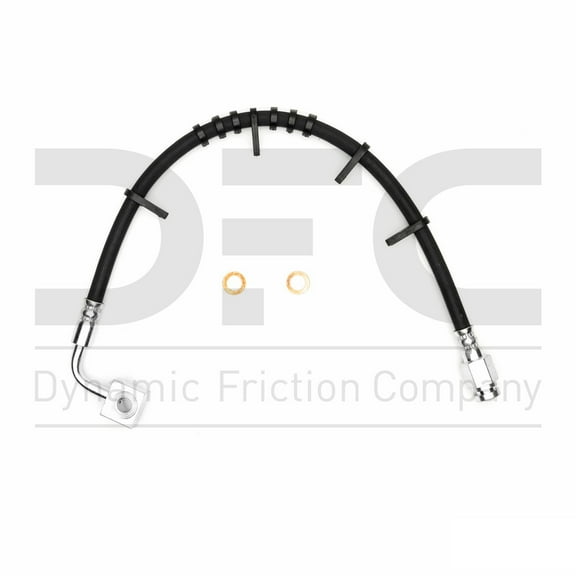 Front Left Dynamic Friction Company Brake Line Hose 350-40189 For 2000-2002 Dodge Ram 2500, 2000-2002 Dodge Ram 3500