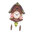 thumbnail image 4 of Elodie Chiming Cuckoo Clock with Pendulum Arabic Numeral Display Kitchen Wall Clock, 4 of 8