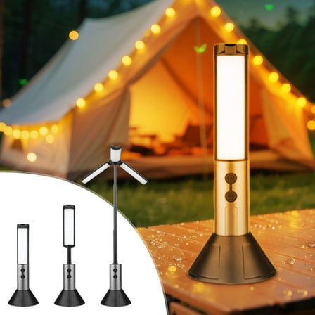 Usmixi 50% Off Clear Outdoor Camping Light - Long Battery Life Multi - Function Telescopic Lantern for Campsite Tent Lighting Bright Flashlight