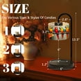 thumbnail image 3 of Candle Warmer Lamp with Timer, Extra Large Parrot Bird Abstract Colorful Flower Non-slip Wireless Remote Control Wax Melts Warmer with 4 Bulbs for Home Office Dorm, Birthday Gifts for Women, 3 of 7