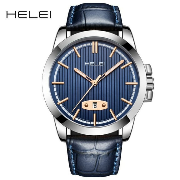 HELEI Men's Quartz Watch Waterproof Wristwatches 803402755105