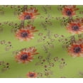 thumbnail image 5 of oneOone Viscose Jersey Lime Fabric Flower & Leaves Watercolor Sewing Material Print Fabric By The Yard 60 Inch Wide, 5 of 5