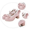 thumbnail image 3 of 1 par de delicados zapatos de tacón alto para mujer, zapatos de niña para exteriores, zapatos de primavera, 3 of 5