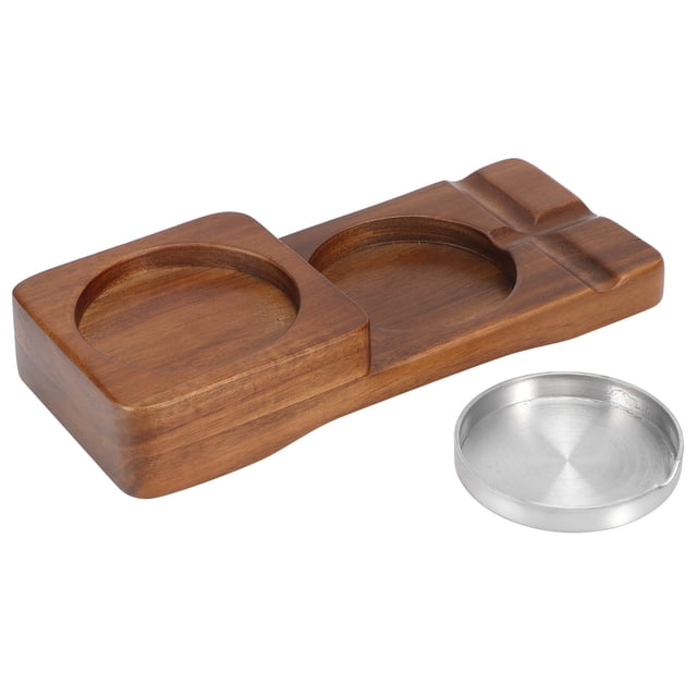 Bandeja De Vaso De Whisky, Bandeja De Copa De Whisky, Bandeja De Cigarros De Madera Rústica Conveniente Portátil, Fiesta De Decoración De Oficina Para Bar De Vinos En Casa ANGGREK Otros