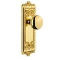 thumbnail image 7 of Grandeur Winfav_Psg_234 Windsor Solid Brass Rose Passage Door Knob Set - Nickel, 7 of 7