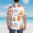 thumbnail image 4 of Pofeuu Gnome Camping Print Hawaiian Shirt for Men Sleeves Casual Button Down Summer Beach Dress Shirts T-Shirts,X-Large, 4 of 7
