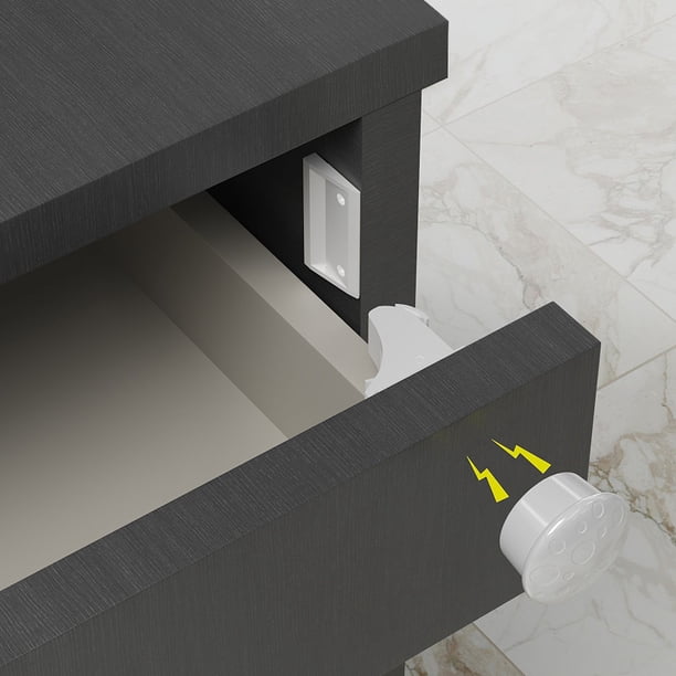 Cerradura de seguridad magnética protectora, cerradura magnética invisible, cerradura antipellizcos para cajón de bebé, cerradura magnética para niños