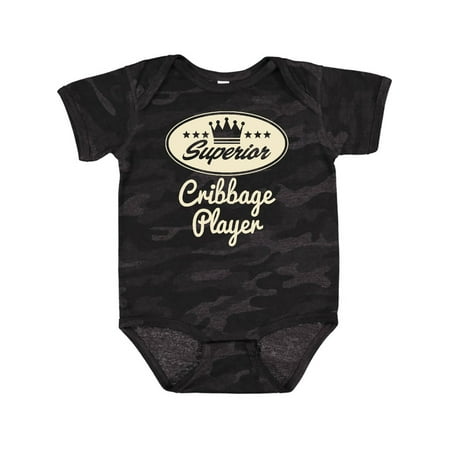 

Inktastic Cribbage Player Vintage Superior Gift Baby Boy or Baby Girl Bodysuit