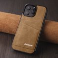 thumbnail image 6 of Decase PU Leather Shockproof Hybrid Case for iPhone 16 Pro Max with Magnetic Card Holder & Slim Back Cover,Credit Card Slots,Durable Stylish Protective Flip Wallet Cover for iPhone 16 Pro Max,Brown, 6 of 6
