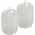 thumbnail image 2 of Mesh Pop-Up Laundry Hamper Basket With Side Pocket, Gray - 2 Pack, 2 of 5