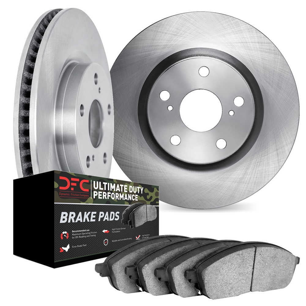 Dynamic Friction Company 6402-42028 DFC Rotors with Ultimate Duty Performance Brake Pads