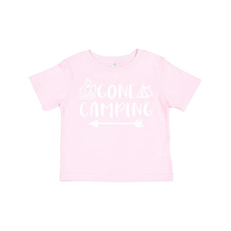 

Inktastic Gone Camping Boys or Girls Toddler T-Shirt