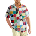 thumbnail image 5 of Short Sleeve Shirt 80s90s Hawaiian Shirt Charming Funny Animation Paint Funny Outfits for Friends for Party, 5 of 13