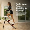 thumbnail image 3 of Sunny Health & Fitness Smart Foldable Stair Climber with Balance-Assist Cords - SF-S025005, 3 of 9