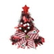 thumbnail image 4 of Sombrero de árbol de Navidad, adorno divertido, festivo, decorativo, para la punta del árbol de Navidad Lazo rojo, 4 of 8
