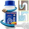 Tangnade Clean Detergent Drain Cleaner Agents Powerful Foaming Sterilizes and Deodorizes Clogged Pipes White