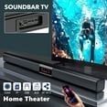 thumbnail image 2 of VTIN Sound Bar for TV,  Bluetooth Soundbar Speakers Surround Sound Home Theater System, Bluetooth/AUX/USB/TF Card Coaxial Connection for TV PC Gaming Projectors, 32 Inch, 2 of 12