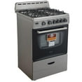 thumbnail image 3 of Avanti 24" Compact Gas Range Oven, in Stainless Steel (GR2416CSS), 3 of 5