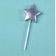 thumbnail image 4 of Star Shape Birthday Candles, 6 Pcs Cake Topper Decorations Birthday Candles Metallic Cake Candles For Kids Birthday Wedding Party-Silber, 4 of 4